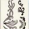 Flügel Tattoo Ornamental -Halloween Make up Verkäufe 16726 Fluegel Tattoo Ornamental Temporary Tattoo Tribal