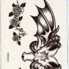 Flügel Tattoo Winged Aries -Halloween Make up Verkäufe 16731 Fluegel Tattoo Winged Aries Temporary Tattoo Tribal