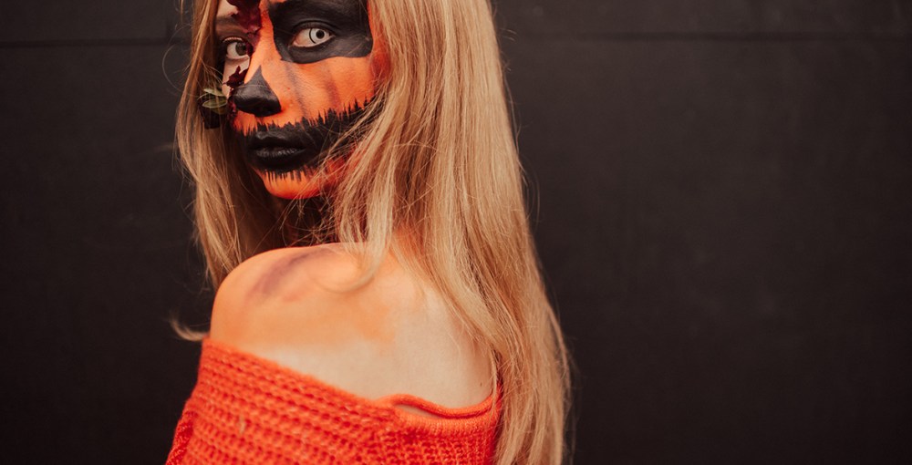 Titelseite -Halloween Make up Verkäufe 224