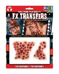 Titelseite -Halloween Make up Verkäufe 3d fx transfer tattoo wunde tripophobie halloween wunde sfx make up 37675 2