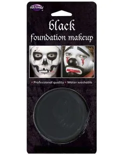 Halloween Basis Make-up Schwarz