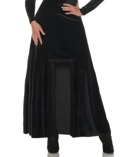 Black Magic Sorceress Kostüm -Halloween Make up Verkäufe black magic sorceress kostuem schwarzer zauberin kapuzen kostuem halloween damen kostuem 38723 03