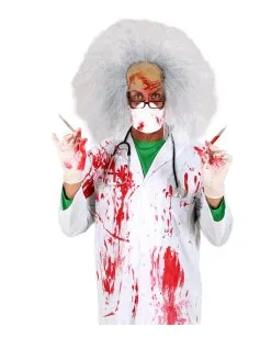 Bloody Doc Halloween Kostümkittel -Halloween Make up Verkäufe bloody doc halloween kostuem kittel bloody doctor costuem halloween kostuem 38127 03