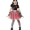 Blutige Horrorpuppe Kostüm -Halloween Make up Verkäufe blutige horrorpuppe kostuem dreadful doll costume moerderpuppe halloween kostuem damen 53704