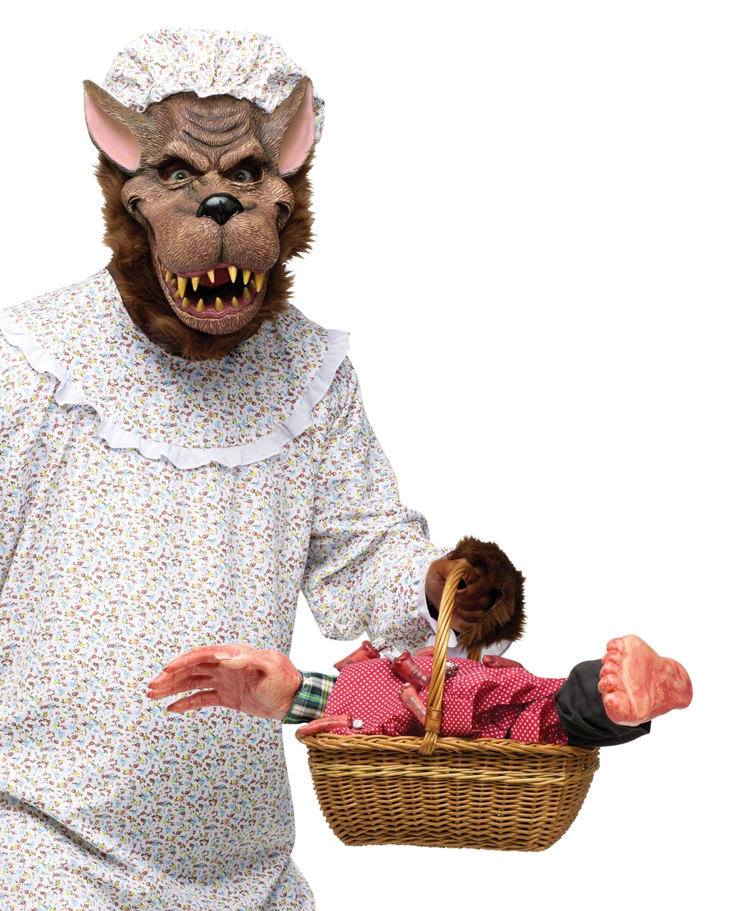 Böser Wolf Im Oma Kostüm 5 Böser Wolf Im Oma Kostüm – Bild 3