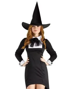 Coven Witch Damenkostüm -Halloween Make up Verkäufe coven witch kostuem 37639 2
