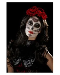 Day Of The Dead Glamour Make-Up Kit -Halloween Make up Verkäufe day of the dead glamour make up kit tag der toten schmink set sugar skull halloween makeup 35793 6
