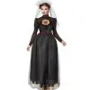 Day Of The Dead Sacred Heart Bride Damen Kostüm -Halloween Make up Verkäufe day of the dead sacred heart bride damenkostuem day of the dead costume tag der toten kostuem 39248 1