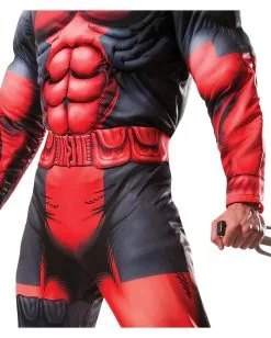 Deadpool Deluxe Kostüme -Halloween Make up Verkäufe deadpool deluxe kostuem marvel verkleidung deadpool merchandise superheld kostuem 26404 3