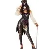 Voodoo Hexenmeisterin Kostüm -Halloween Make up Verkäufe deluxe voodoo witch master damen kostuem deluxe voodoo witch master adult costume halloween kostuem halloween costumes 39429