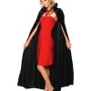 Dracula Cape Schwarzer Crush Samt
