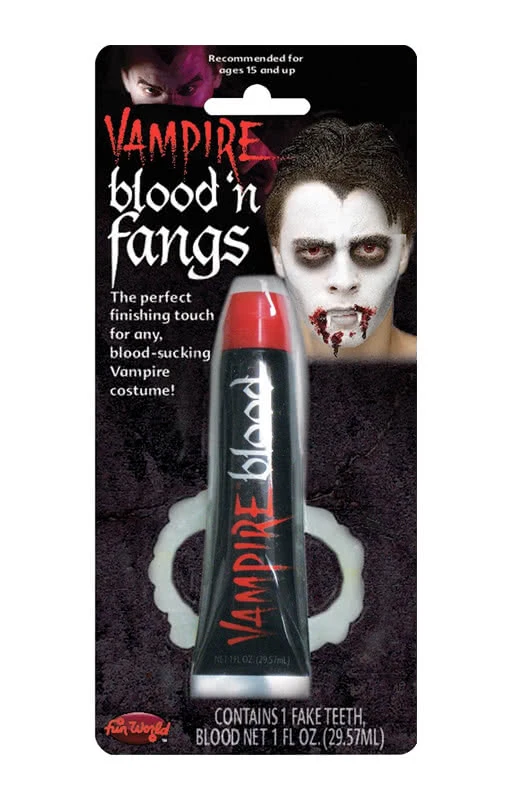 Vampirzähne Economy Mit Blut 3 Vampirzähne Economy Mit Blut