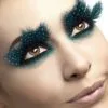 Feder Wimpern Blau Gepunktet -Halloween Make up Verkäufe federwimpern blau gepunktete wimpern kuenstliche wimpern wimpern zum ankleben 22106
