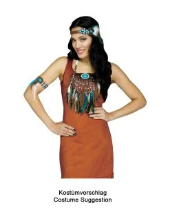 Braunes Fransenkleid Mix & Match -Halloween Make up Verkäufe fransen kleid braun karnevalkleid faschingskleid finge woman dress brown 25792 3