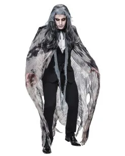 Ghostly Spirit Umhang Unisex -Halloween Make up Verkäufe ghostley spirit umhang halloween fetzenumhang vampir umhang 37280 03
