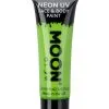 Glow In The Dark Make-up Neon Grün -Halloween Make up Verkäufe glow in the dark make up neon gruen fluoreszierende gesicht und koerperfarbe moon glow face and body paint green 36836