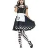 Gothic Alice Damenkostüm -Halloween Make up Verkäufe gothic alice damenkostuem dunkle alice aus dem maerchenland halloween kostuemkleid 28474