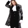Gothic Aristokrat Herren Mantel Silber Schwarz 1 Gothic Aristokrat Herren Mantel Silber Schwarz -Halloween Make up Verkäufe gothic aristokrat herrenmantel silber schwarz gothic aristocrat mens coat gothic mantel 39103