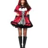 Gothic Rotkäppchen Kostüm -Halloween Make up Verkäufe gothic rotkaepchen kostuem maerchenkostuem sexy kostuem 27982