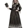 Day Of The Dead Skelettbraut Kostüm -Halloween Make up Verkäufe gothic skelett braut damenkostuem halloween kostuem skeleton bride costume 36863 1