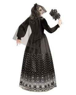 Day Of The Dead Skelettbraut Kostüm -Halloween Make up Verkäufe gothic skelett braut damenkostuem halloween kostuem skeleton bride costume 36863 3