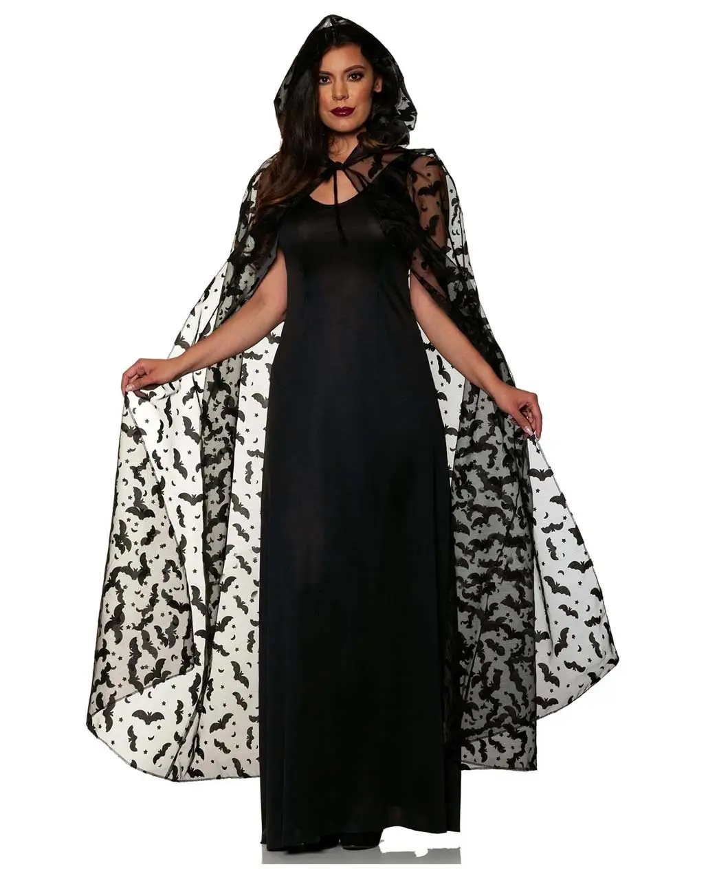 Halloween Umhang Mit Fledermaus Motiv 3 Halloween Umhang Mit Fledermaus Motiv