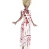 High School Horror Zombie Prom Queen -Halloween Make up Verkäufe high school horror zombie prom queen kostuem blutiges abschlussball halloween kleid 20982