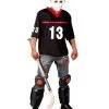 Hockey Spieler Kostüm Mit Maske -Halloween Make up Verkäufe hockey spieler kostuem mit maske sportler verkleidung fuer halloween dead hockey player costume 26488