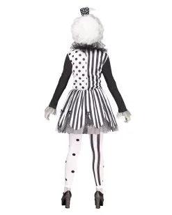 Horror Clown Damenkostüm -Halloween Make up Verkäufe horror clown damenkostuem killer clown halloween kleid clown costume 29120 2