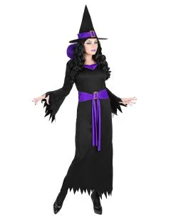 Lavara Hexenkostüm -Halloween Make up Verkäufe lavara hexenkostuem mit guertel und hexenhut lavara witch costume with belt and witch hat 37379 04