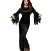 Madame Morticia Kostüm 1 Madame Morticia Kostüm -Halloween Make up Verkäufe madame morticia kostuem schwarzes hexen kostuemkleid boese fee kostuem 14797