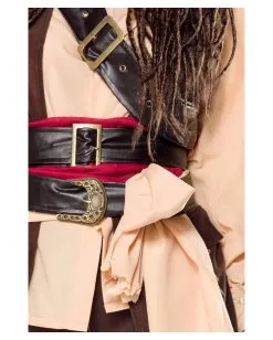 Miss Captain Of The Caribbean Kostüm -Halloween Make up Verkäufe miss pirate of the caribbean piratinnen kostuem seeraeuber damen kostuem 54408 03