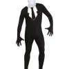 Mr Skinny Skin Suit 2 Mr Skinny Skin Suit -Halloween Make up Verkäufe mr skinny skin suit smoking ganzkoerper anzug faschings einteiler schwarzer anzug 28440
