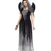 Onyx Engel Damen Kostüm -Halloween Make up Verkäufe onyx engel damen kostuem onyx angel woman costume schwarzer engel halloween frauen verkleidung 54224