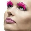 Feder Wimpern Pink -Halloween Make up Verkäufe pinke feder wimpern rosafarbene federwimpern wimpern zum aufkleben 22285