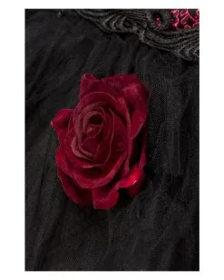 Rose Devil Kostüm Mit Flügel -Halloween Make up Verkäufe rose devil damenkostuem mit fluegel rose devil costueme with wings gothic teufelin kostuem 54458 03