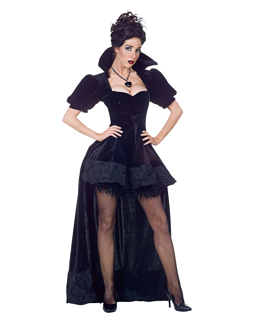 Schwarze Königin Kostüm Premium 3 Schwarze Königin Kostüm Premium