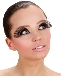 Schwarze Super Lange Kunst Wimpern -Halloween Make up Verkäufe schwarze super lange kunst wimpern 38038 2