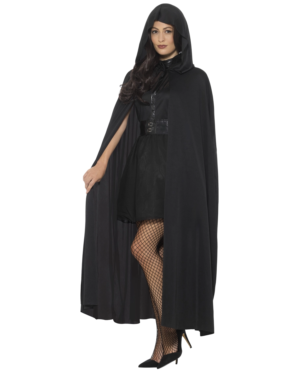 Schwarzes Cape Als Kapuzen Umhang Deluxe 3 Schwarzes Cape Als Kapuzen Umhang Deluxe