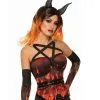 Sexy Feuerteufel Korsett -Halloween Make up Verkäufe sexy feuerteufel korsett sexy flammenteufel korsett sexy fire devil corset 38977 01