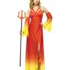 Sexy Flammen Teufel -Halloween Make up Verkäufe sexy flammen teufel kostuem feuer teufelin verkleidung halloween kostuemkleid teufel 19971