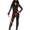 Ninja Warrior Frauenkostüm -Halloween Make up Verkäufe sexy ninja warrior kostuem ninja frauen kostuem ninja assassine kostuem fuer frauen 29478