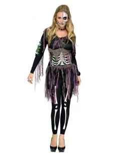 3D Zombie Knochen Korsage