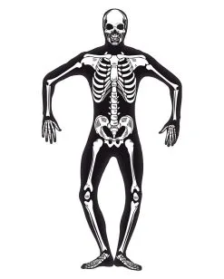 Skelett Skinsuit Glow In The Dark