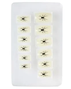 Spinnen Fingernägel G.I.D 12 St. -Halloween Make up Verkäufe spinnen fingernaegel glow in the dark halloween fingernaegel spider fingernails glow in the dark 36694 02 2