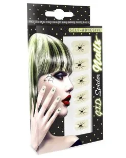 Spinnen Fingernägel G.I.D 12 St. -Halloween Make up Verkäufe spinnen fingernaegel glow in the dark halloween fingernaegel spider fingernails glow in the dark 36694 03 2