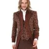 Steampunk Aristokrat Herren Mantel Braun -Halloween Make up Verkäufe steampunk aristokrat herren mantel braun steampunk aristocrat mens coat brown steampunk mantel 39105
