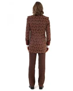 Steampunk Aristokrat Herren Mantel Braun -Halloween Make up Verkäufe steampunk aristokrat herren mantel braun steampunk aristocrat mens coat brown steampunk mantel 39105 4