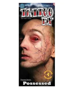 Klebetattoo FX Possessed Veins -Halloween Make up Verkäufe tattoo fx possessed veins realistisches tattoo zum aufkleben 37702