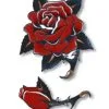 Rose Old School Tattoo -Halloween Make up Verkäufe tattoo rose rosen aufklebetattoo seefahrer tattowierung 18579